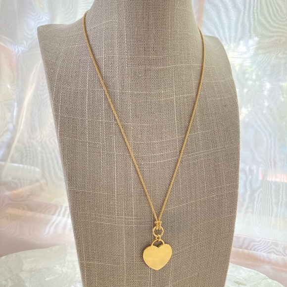 My Beloved Heart Pendant Necklace on Popcorn Chain - Silver Yellow or Rose Gold - Picture 3 of 6
